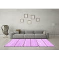 thumbnail image 3 of Ahgly Company Indoor Rectangle Solid Purple Modern Area Rugs, 5' x 7', 3 of 4