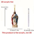 thumbnail image 3 of Adorno Acrílico Plano 2D para Figuras Religiosas, 3 of 4