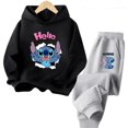 thumbnail image 3 of Conjunto de sudadera con capucha de Stitch Kawaii, sudadera de manga larga para bebé, sudadera de Stitch de otoño para niño de 3 a 14 años, ropa de calle para niña, 3 of 5