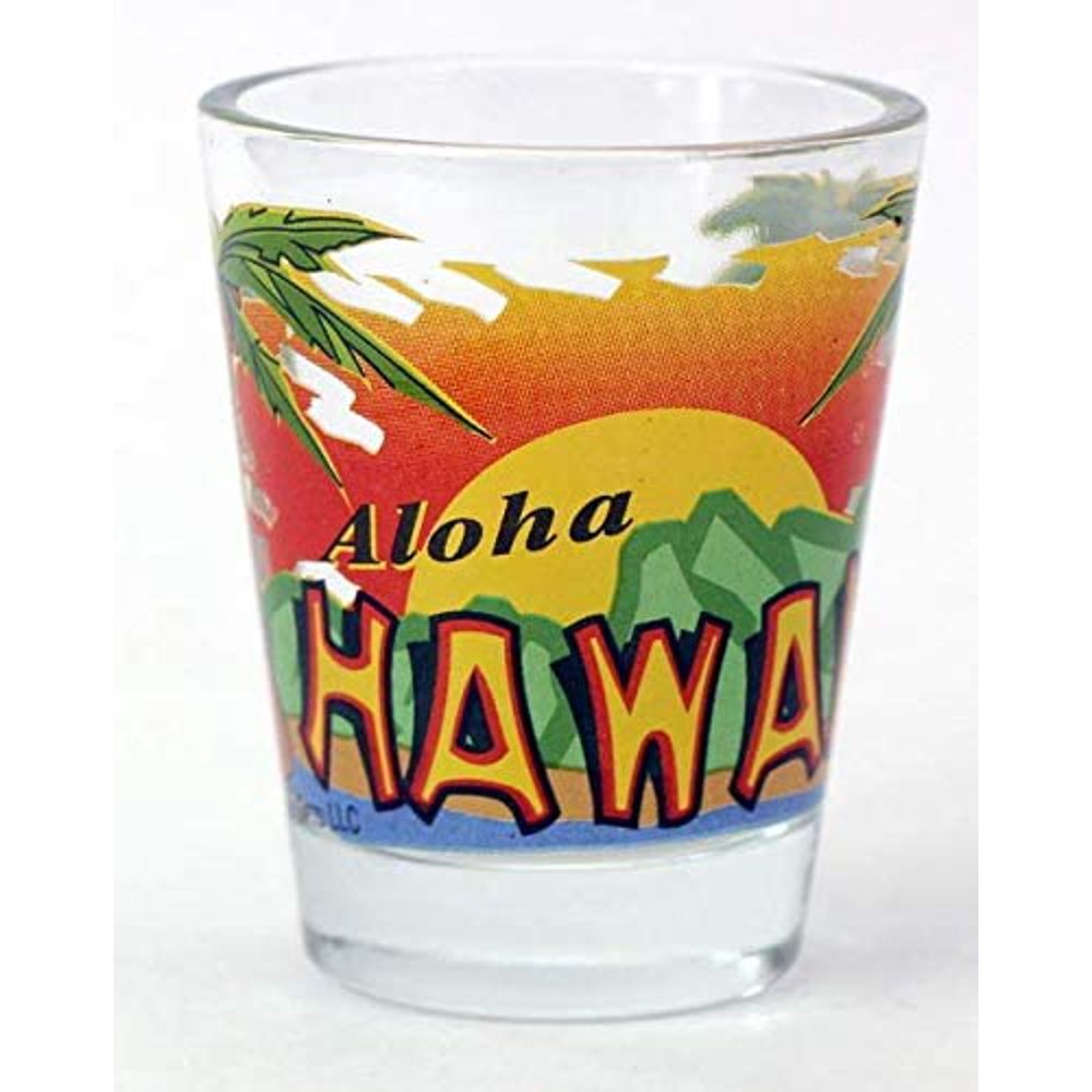 Hawaii Aloha Beach and Sun Shot glass