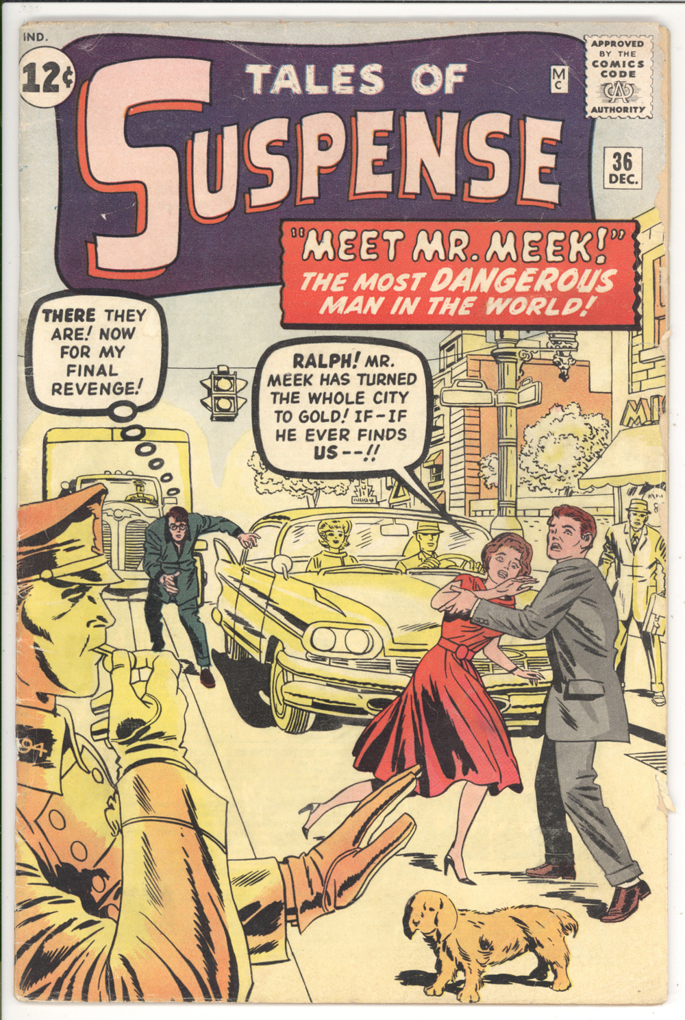 Cover of Tales of Suspense #36