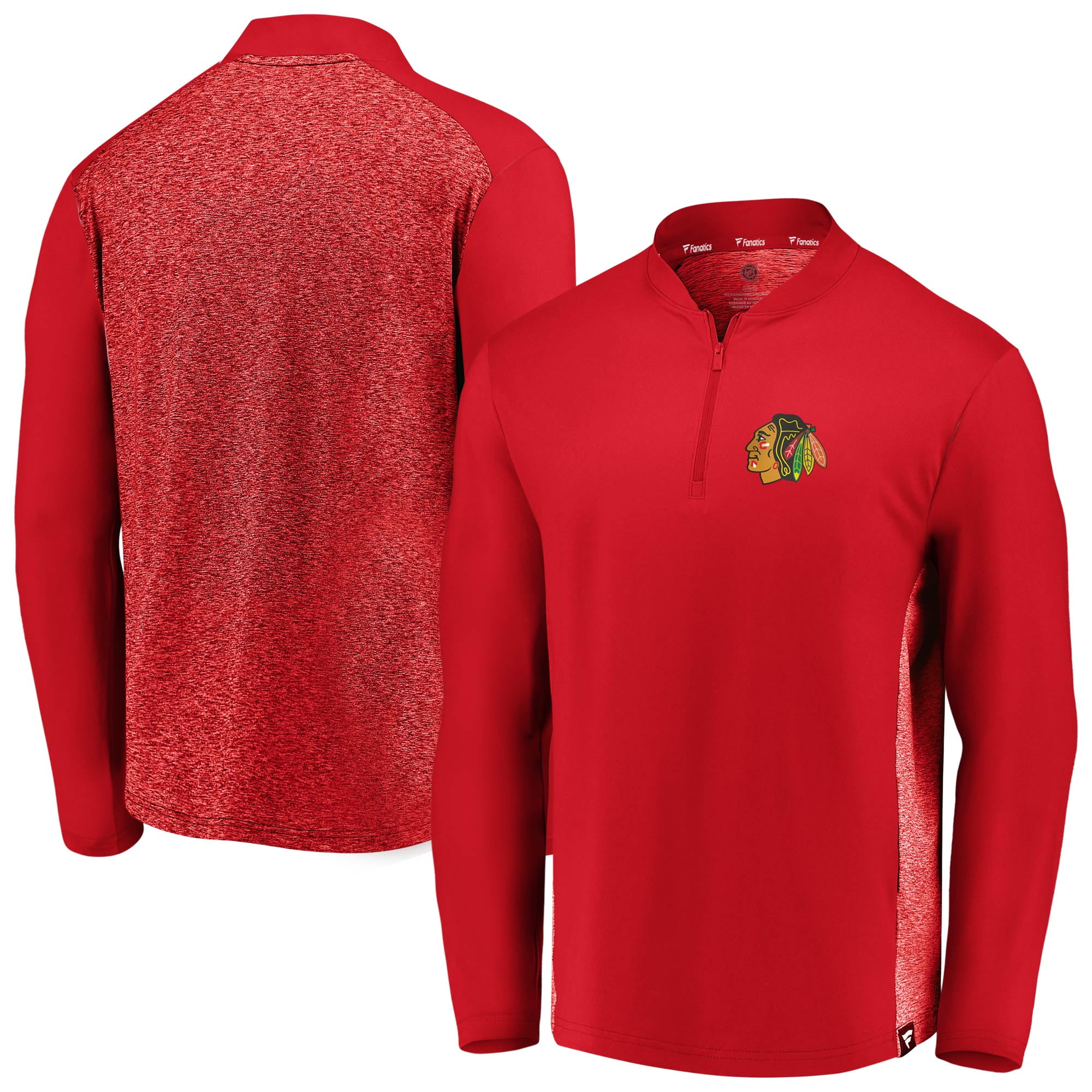 blackhawks quarter zip