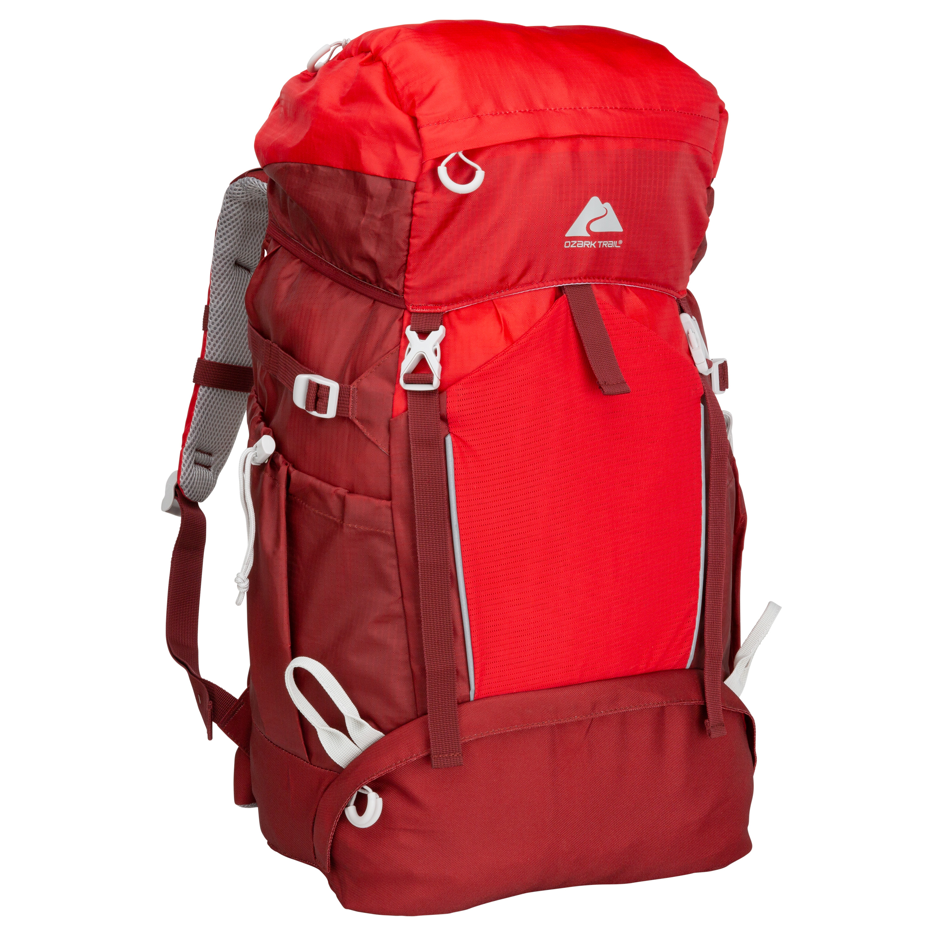 Ozark Trail 47L Hiking Backpack, Red photo 1