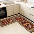 thumbnail image 5 of Kitchen Rugs Sets of 3 Non Slip Washable Kitchen Mats for Floor, Kitchen Runner Rug, Floor Mat Carpet for Entryway, Laundry, Sink, 5 of 12
