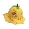 thumbnail image 3 of iHPH7 Kids Camping Hat Kids Sun Hats with Uv Protection Fishing Bucket Hat Summer Hats for Kids Bucket Hat with Strings, Yellow One Size, 3 of 3