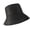 Black, variant on Felt Bucket Hat, Unisex Winter Warm Cap, Casual Stylish Fisherman Hat for Fall and Daily Use