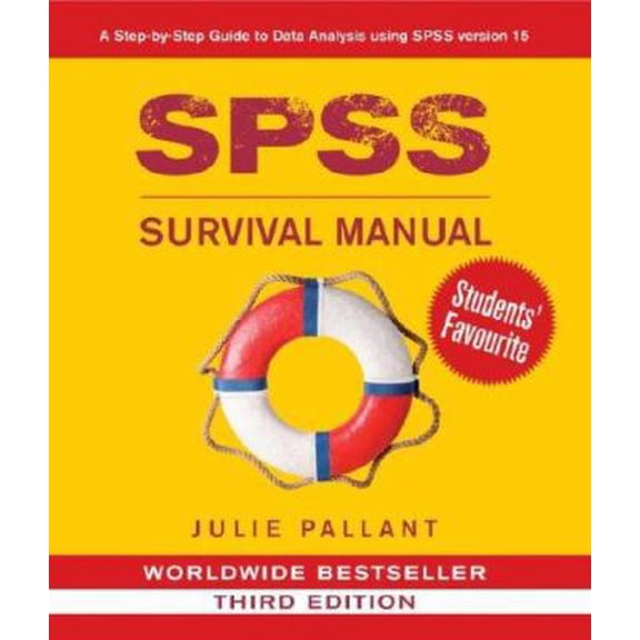 Pre-Owned SPSS Survival Manual: A Step by Step Guide to Data Analysis Using SPSS for Windows (Version 15), 3rd Edition (Unknown) 0335223664 9780335223664