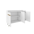 thumbnail image 5 of Manhattan Comfort Bradley 4 Shelves Wood Buffet Stand in White, 5 of 10