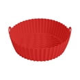 thumbnail image 1 of Xihbxyly Bandeja para Freidora, Almohadilla de Silicona Antiadherente para Hornear, Accesorio Reutilizable Ecológico, Mantiene La Comida Fresca y La Freidora Limpia, Ideal para Familias, Apta para La, 1 of 3