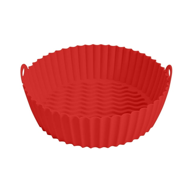 Yhmxh Gadgets de Cuisine Gadgets de Cuisine Cadeaux de Cuisine Maison et Cuisine Plateau en Silicone pour Friteuse Plateau de Cuisson pour Gâteau Accessoires de Friteuse Réutilisables Tapis Poêle à Frire
