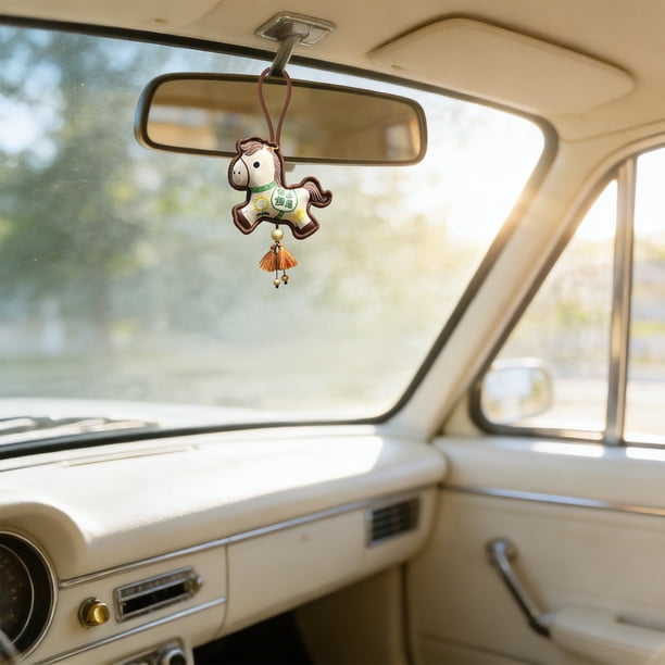 Bolsita perfumada para accesorios tradicionales Hanfu | Adorno colgante bordado de mini caballo para decoración del hogar, coche y regalos | Recuerdo y decoración para el Año Nuevo Lunar