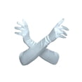 thumbnail image 2 of Gravity Threads 23" Inch Long Satin Opera Style Gloves Light Sky, 2 of 3