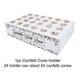 thumbnail image 1 of Wedding Kraft Paper Tray Confetti Cone Stand Box Tray For Wedding Decoration Flower Confetti Cones Rustic Wedding Paper Holder, 1 of 3