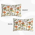 thumbnail image 4 of Naloa Mushrooms Pillowcase, Throw Pillowcase, Wrinkle-Free, Stain-Resistant with Hidden Zipper for Bedroom Sofa - 16"x24", 4 of 9