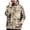 Beige, variant on Camo Jacket Hunting Clothes for Men Soft Outdoor Hiking Jacket Camo Fleece Hooded Coat with Pockets Hunting Coat for Outdoor Work, Daily Commuting and Casual Wear, Army Green, L
