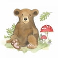 thumbnail image 3 of Grove, Beth 12x12 Black Modern Framed Museum Art Print Titled - Baby Woodland II, 3 of 5