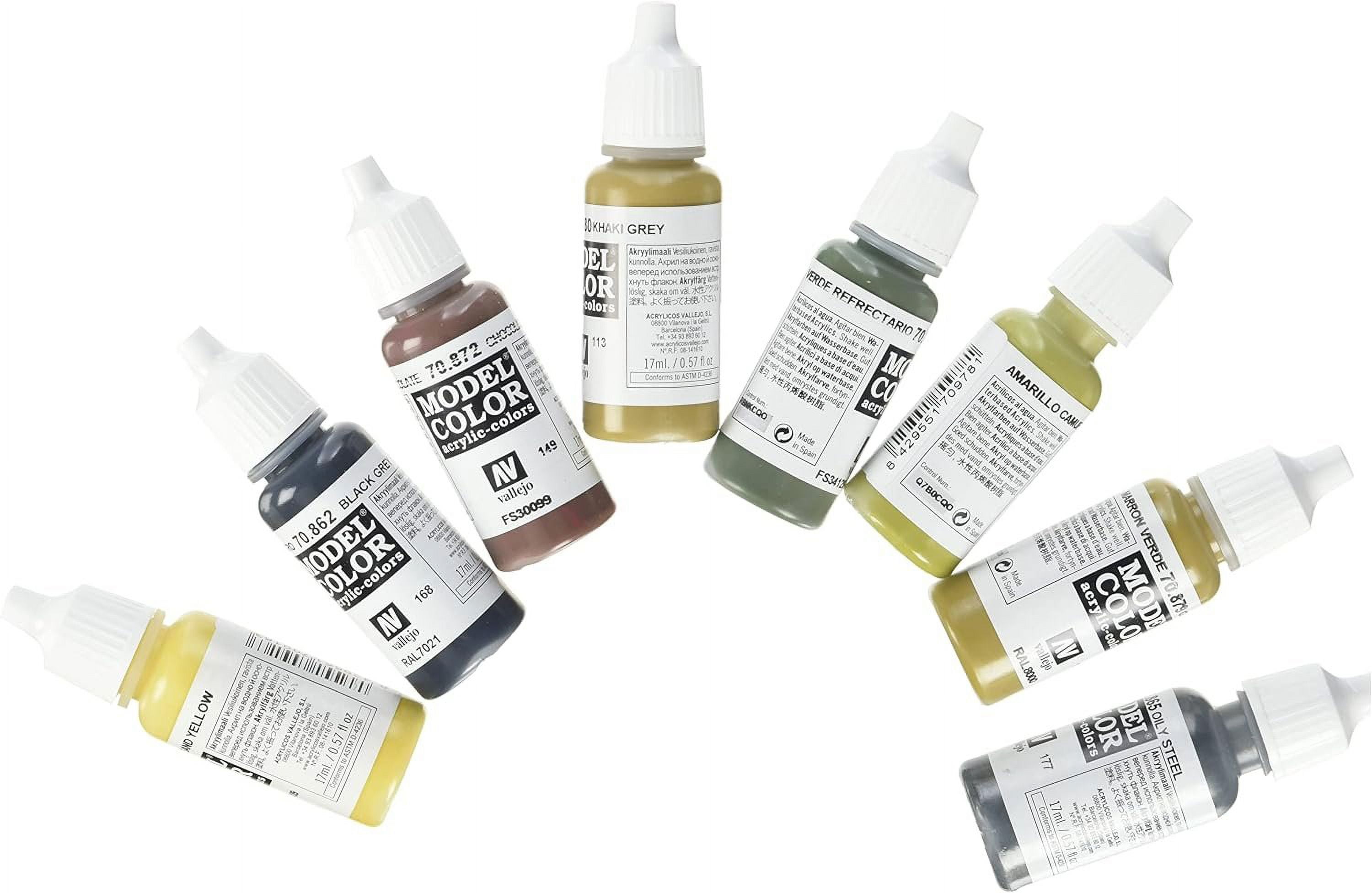 Vallejo Panzer Colors Paint Set #8, 17ml
