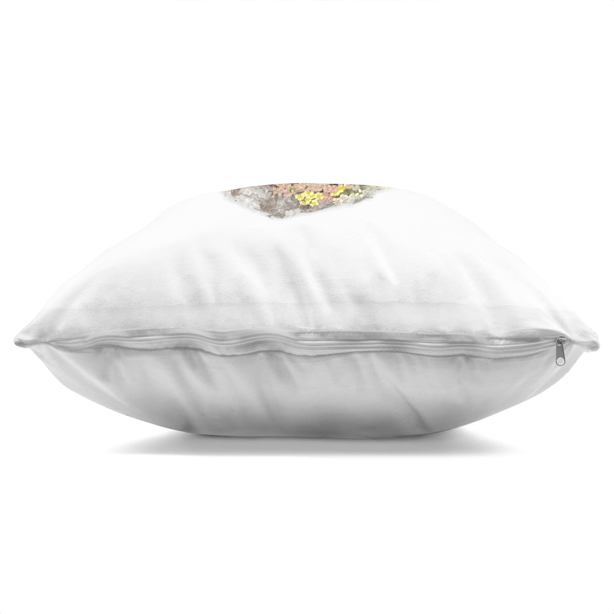 Stupell Industries Honeycomb with Botanicals Decorative Printed Throw Pillow, design by Beth Adoette, 18 x 7 x 18