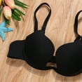 thumbnail image 5 of Women Sexy Seamless Bra Backless Invisible Plunge Deep V Low Cut Push Up Bra, 5 of 6