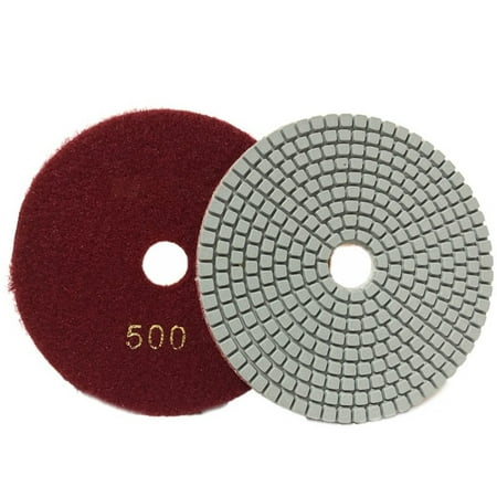

GLFILL 5 Inch 125Mm Dry/Wet Diamond Polishing Pads Flexible Grinding Discs For Granite