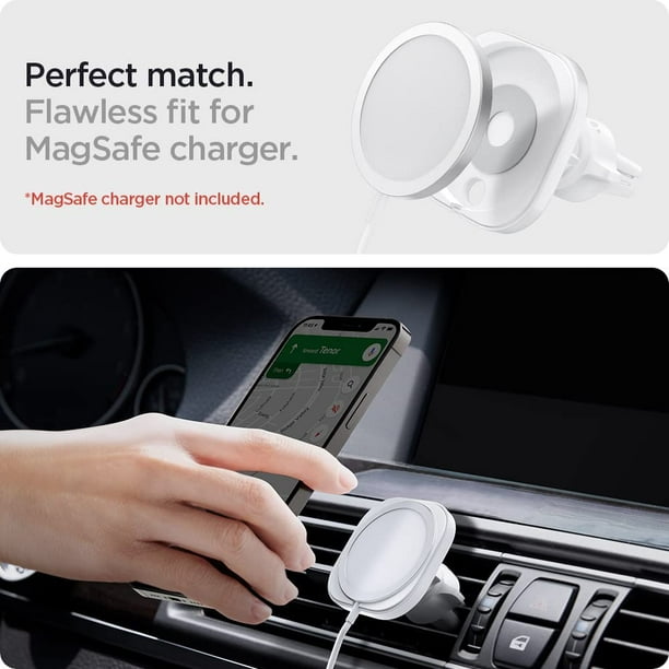 Spigen Mag Fit Phone Holder Car Mount Designed for Magsafe (Charger Not  Included)(Requires USB-C Car Charger) 