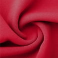 thumbnail image 4 of XPMWRP Women's Two Piece Outfits Solid Color Long Sleeve Warp V Neck Blouse Wide Leg Dress Pants Business Casual Suits with Pockets Red M, 4 of 9