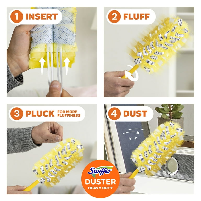 Recambios Para Plumero Swiffer - Atrapan 3 Veces Más Polvo Y Pelo, Pack De 25 Unidades