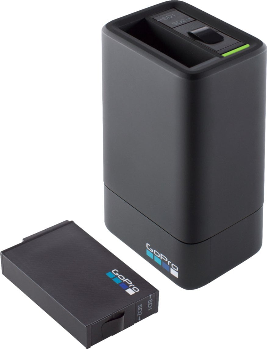 GoPro Fusion Dual Battery Charger with Spare Battery - Black 