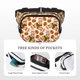 thumbnail image 5 of Fotbe Burger Cangurera Cuadrada con Estampado de Doble Capa, Bolsa de Cintura Ajustable Mini para Hombres y Mujeres, 5 of 9