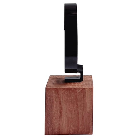WHAMVOX Black Wood and Acrylic Watch Display Stand Holder for Storage Lightweight Compact Design