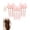 Pink, variant on Wireless Heated Volumizing Root Lift Clip Portable Travel Hair Styling Tool | Shapes airy bangs elevated crown plus curly texture for women during quick home grooming travel touchups