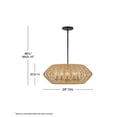 thumbnail image 4 of Hinkley Lighting - Luca - 25W 5 LED Medium Outdoor Chandelier In Coastal, 4 of 7