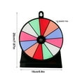 thumbnail image 2 of Prize Wheel|12 Slots Spin The Wheel Erasable|Roulette Fortune Turntable Tabletop for Corporate Event, 2 of 4