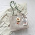 thumbnail image 2 of Straw Tote Bag Women Shoulder Handbag Versatile Shoulder Handbag for Weekend Getaway Accesory, 2 of 5