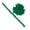 Dark Green, variant on Ultimate Confetti - Light Green Tissue Confetti - Speed Load Cannon Sleeve (1/4lb)