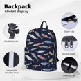 thumbnail image 3 of Uemuo Sardine Pattern Backpack for Work and Travel - Durable and Stylish Laptop Backpack, Water-Resistant, Anti-Theft Design, 3 of 9