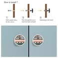 thumbnail image 4 of 4 Pcs Flower Knobs for Kitchen Cabinet Cupboard Dresser Bookcase Drawer Pulls Handles Round Home Decor, 4 of 5