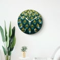thumbnail image 4 of 14 Inch Wall Clock Battery Operated Silent Clock Decorative for Office, Kitchen, Outdoor, Living Room，Vintage Floral Style, 4 of 4