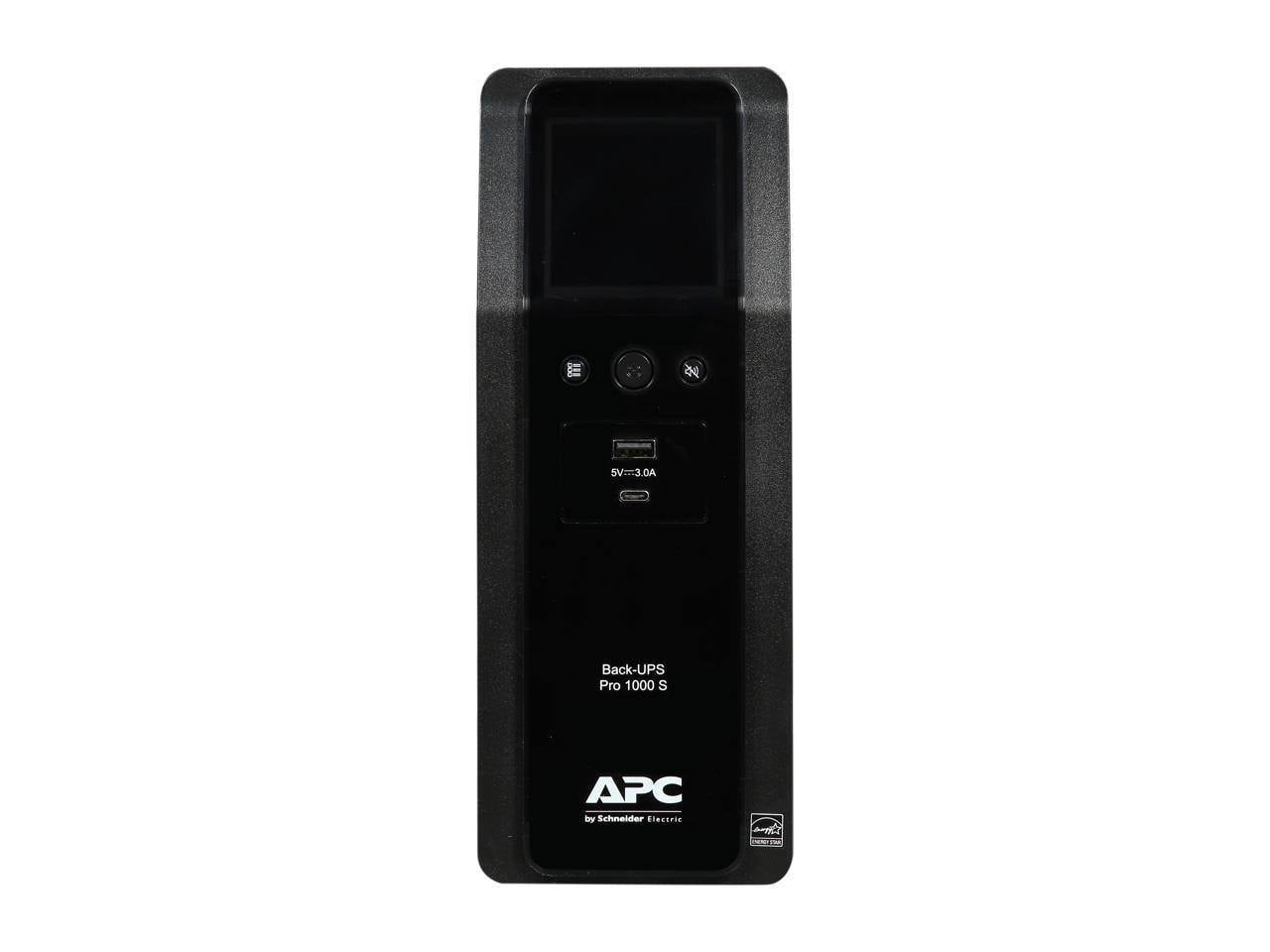 BR1000MS 1000 VA Pure SineWave 10 Outlets 2 USB Charging Ports Back-UPS Pro Battery Backup