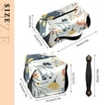 thumbnail image 3 of Colorful Butterflies Pattern Tissue Holders for Bathrooms Leather PVC Detachable 9.4x5.1x3.6in, 3 of 8