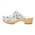 thumbnail image 3 of BJORK Maja Wood Printed Leather Clogs (Tropical - EU36), 3 of 8