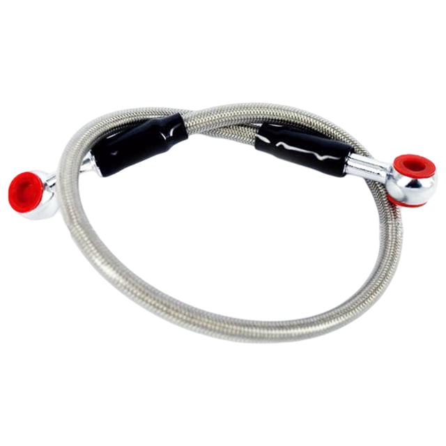 Durite de Frein en Acier Inoxydable Haute Performance, Idéale pour les Conversions de Freins à Disque, Couche Tressée Durable Assurant Résistance à la Pression et Résistance au Vieillissement