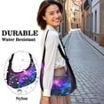 thumbnail image 5 of Women’s Cosmos Nebula Shoulder Bag – Galaxy Outer Space Celestial Crossbody Purse for Sci-Fi Lovers, Featuring Starry Night Cosmic Pattern, Lightweight Water-Resistant Tote, 5 of 5