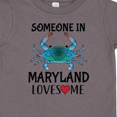 thumbnail image 4 of Inktastic Someone in Maryland Loves Me Crab Boys or Girls Toddler T-Shirt, 4 of 5