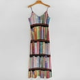 thumbnail image 5 of Bookworm Antique Book Library, Vintage Book Shelf Sleeveless Dress Women's Evening Dress Womans Clothing, 5 of 9