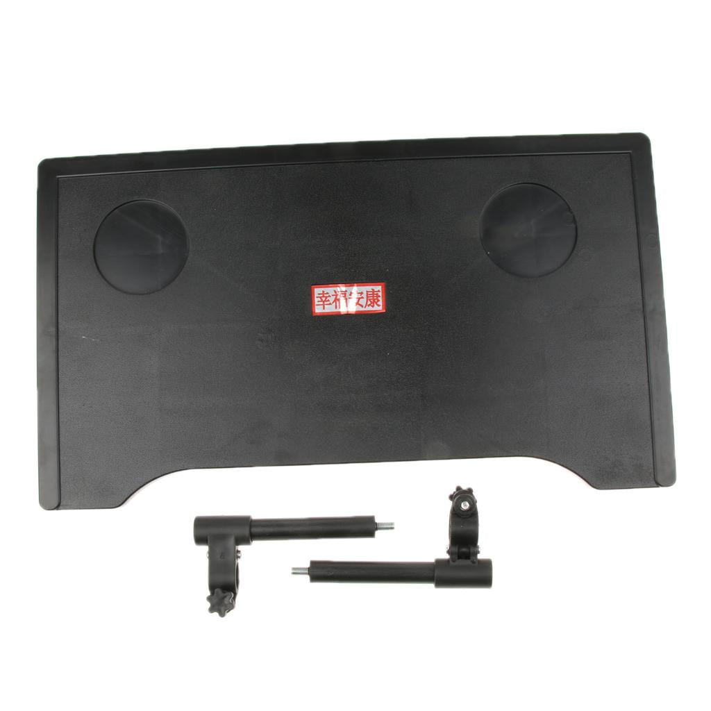 yotijay Black Wheelchair Lap Tray Table - Removable & Heavy Duty - Great for Child/Seniors/Patients Eating, Writing