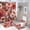 style-201, variant on Summer Bee Red Floral Buffalo Plaid 4 Piece Decor Shower Curtains Sets Shower Curtain And Rugs Shower Curtain Set Welcome Spring Floral Bee Holiday Waterproof Shower Curtain for Bathroom Decor