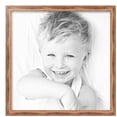 thumbnail image 2 of ArtToFrames 22" x 22" Honey Picture Frame, 22x22 inch Brown MDF Poster Frame (WOM-4085), 2 Pack, 2 of 8