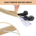thumbnail image 4 of Funda de cable AGPTEK de 3 m y 2 cm de diámetro, color madera, 4 of 6