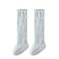 thumbnail image 2 of FAIWAD Baby Girls Boys Cotton Tights Ruffle Thin Hollowed Footed Socks Toddlers Comfy Stretchy Long Socks, 2 of 5